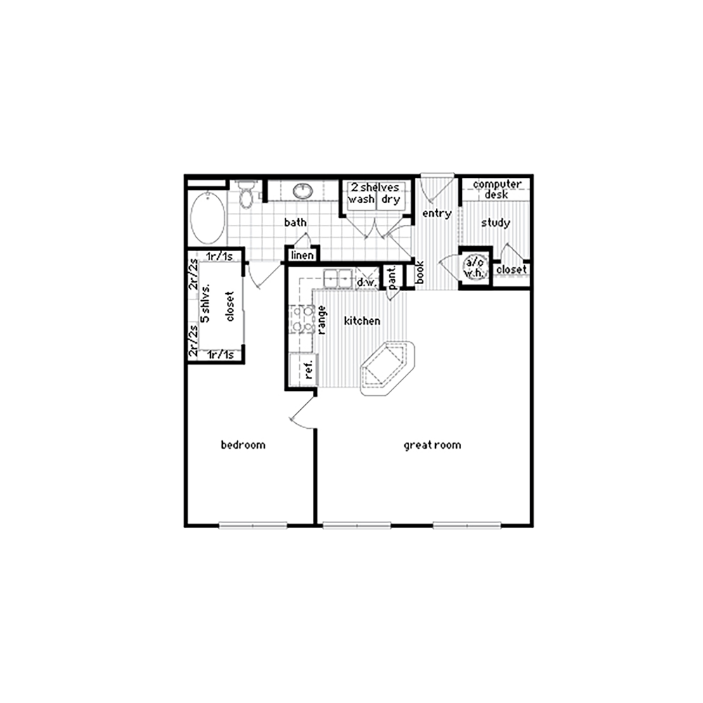 36Sixty, Floor Plans, A6 (2D)