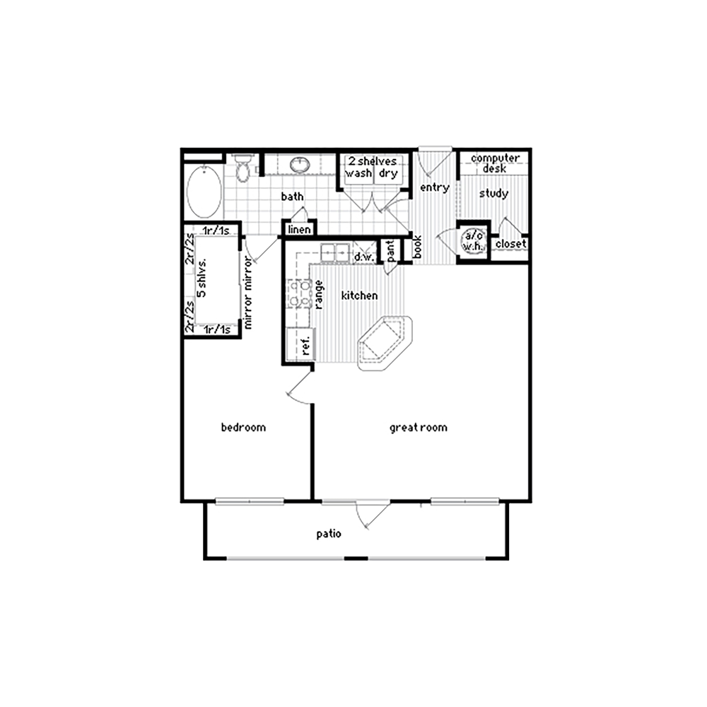 36Sixty, Floor Plans, A6a (2D)