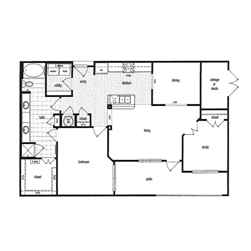 36Sixty, Floor Plans, A8 (2D)