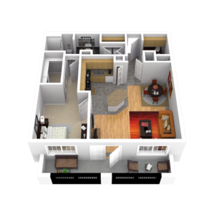36Sixty, Floor Plans, A6a (3D)
